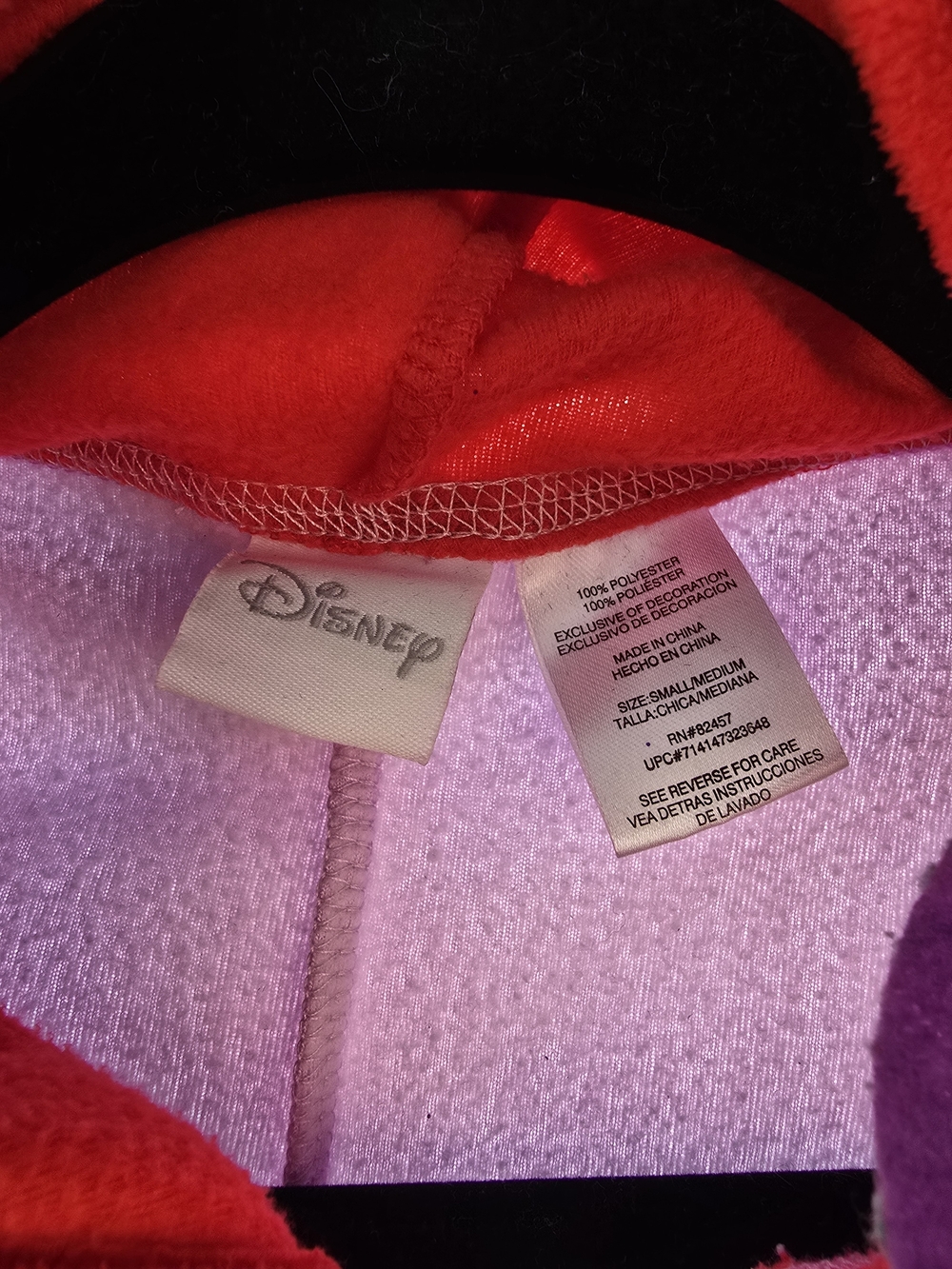 Disney Pink Purple Ombre Mermaid Onesie Pajamas - Picture 4 of 9